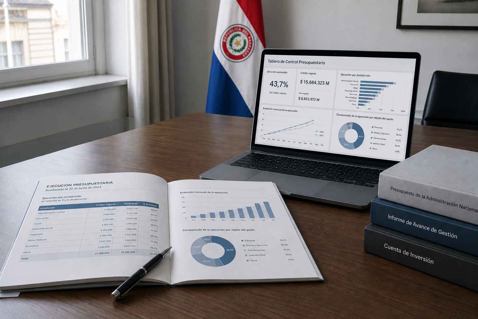 Diagrama de flujo de información financiera pública en el sistema de administración del Estado